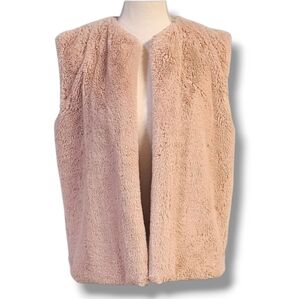 THE ROYAL STANDARD | GENEVA SUPER SOFT FAUX FUR SQUARED OPEN FRONT VEST